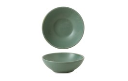 Nourish Andorra Green Shallow Bowl